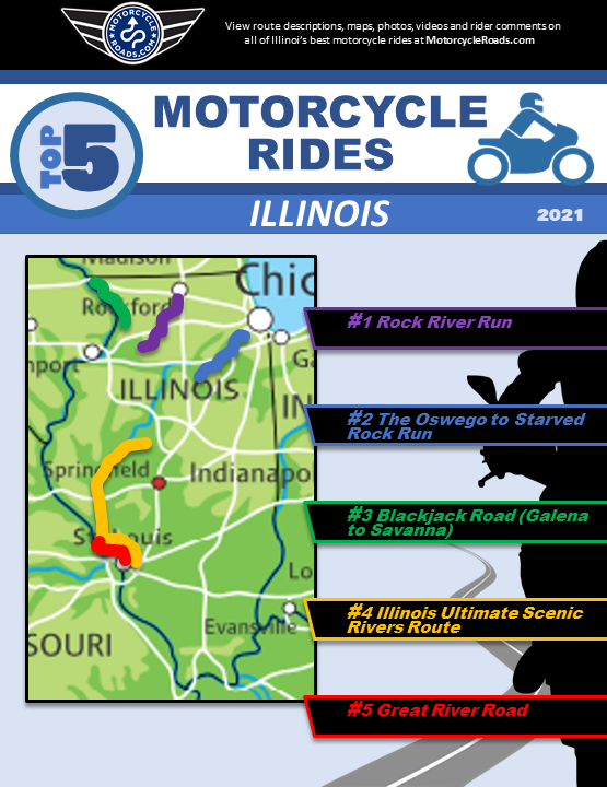 Top 5 Best Motorcycle Rides in Illinois (2021 Riding Season YearEnd